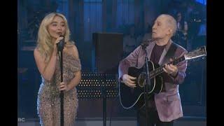 "Paul Simon And Sabrina Carpenter Open SNL 50"