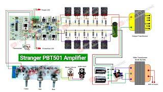 Stranger pbt 501 Amplifier कैसे बनाऐ | pbt 501 making | You Like Electronic