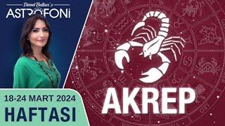 Akrep burcu, haftalık burç yorumu, 18-24 Mart 2024. Astrolog Demet Baltacı astroloji burçlar haber