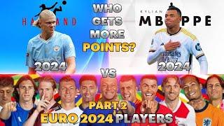 Who get more points?  Mbappe (2023/24)vs Haaland (2023/24)