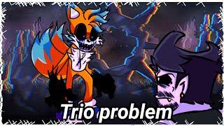 Friday night funkin U-side VS Tails.exe Trio problem Act3 Arquimedes Tails vs Dad,Cover Final Round