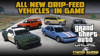 GTAO: The Chop Shop - All LEAKED Vehicles Drip-feed / Unreleased Vehicles in Game