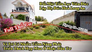 Đất Mặt Tiền Nhựa Lục Viên Đức Lập Hạ Đức Hoà Long An | Vị Trí Có Nhiều Tiềm Năng Phát Triển