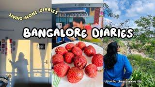 Bangalore Diaries ️usual days in my life #livingalonediaries #bangalorevlogs