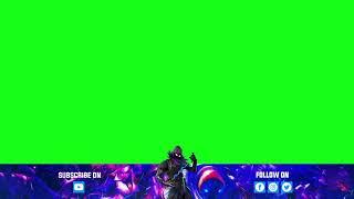 Free Animated Gaming Overlay | Green Screen No Text |