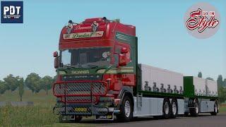 [ETS2. V1.36]...PDT...SCANIA R560 DONSLUND + TRAILER *Best Mod*