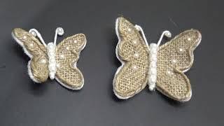 Jute Butterfly |  jute craft | jute craft projects | DIY | Nowple Tricks