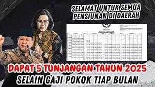 KABAR GEMBIRA U/ PENSIUNAN.. AKAN DAPAT 5 TUNJANGAN DARI PEMERINTAH DI TAHUN 2025 SELAIN GAJI POKOK