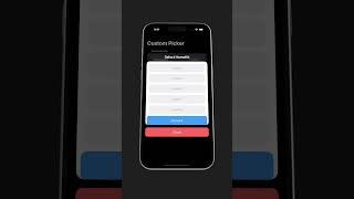 Creating a Custom Picker with SwiftUI: Dynamic Selections with YouTube Trending Phrases