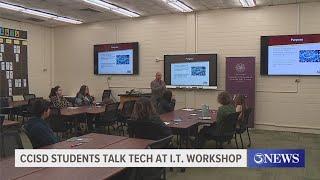 CCISD students learn tech troubleshooting tips at I.T. workshop