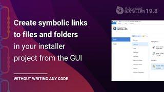 How to create symbolic links to files and folders from GUI