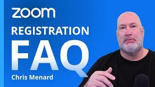 Zoom Meetings Registration | Top 10 questions answered | Zoom Registration Tutorial