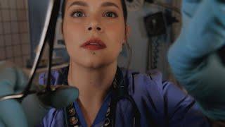 ASMR Emergency Room | Stitching You Up & Cranial Nerve Exam