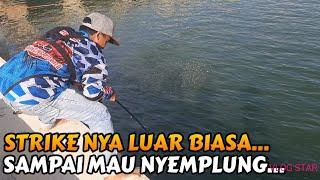 MANCING DI LAUT || STRIKE NYA LUAR BIASA || MANCING MANIA || KALIMANTAN TIMUR