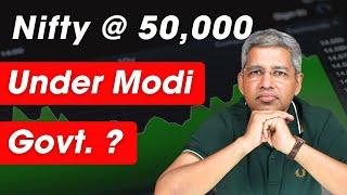 Can Nifty hit 50k under current Modi Govt ?