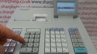 OFF MODE Only Showing Problem Error Sharp XE-A307 / XE-A407 / XE-A507 Cash Registers