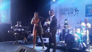 Karabo and Judith Sephuma usher April with Jazz