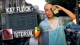 INSANE VIRAL SAMPLED NY DRILL BEAT FOR KAY FLOCK!!!??? (fl studio ny drill tutorial)