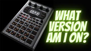 How to find your software version for the SP-404 MK II