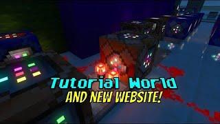 Tutorial World Update & NEW Website!