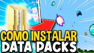 Como instalar DATAPACKS en MINECRAFT  1.20 - 1.16