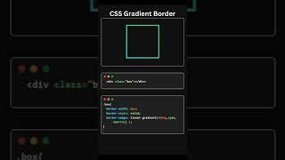 Gradient Borders using CSS