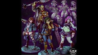 Pinups of the Apocalypse - June Release Gaz Minis