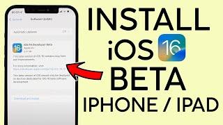 (EASY) How to Install iOS 16 Beta Without Developer Account on Iphone Ipad (2022)