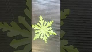 Beautiful paper Snowflake | How to make Snowflake #diy #craft #crafting #paper #aqsacreations