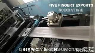 Fully Automatic Non Woven Bag Making Machine | 20 GSM | Five Fingers Exports | India