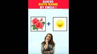 Guess The Boys Name by Emoji Challenge | Hindi Paheliyan Riddles #shorts #queddle