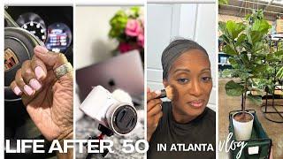 Life Over 50 in Atlanta: Mini Vlog Get Ready with Me, Nails, Iced Coffee & My Silly Kid Dancing