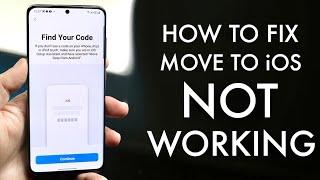 How To FIX Move To iOS Not Working! (2021)