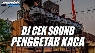DJ TRAP CEK SOUND BASS AMPUH PENGGETAR KACA