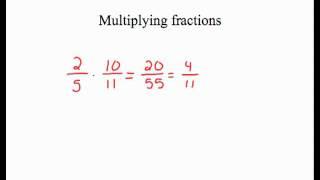 Multiplying Fractions