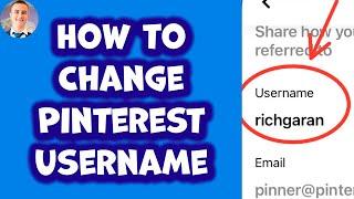 How To Change Pinterest Account Username(2023)