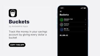 Buckets @glideapps App Template Demo