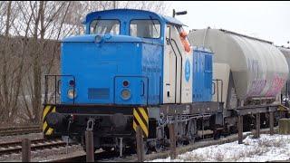 der erste Gipser des Jahres am 09.03.2023 im Bahnhof Bernburg