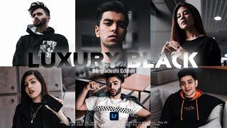 Luxury Black - Lightroom Mobile Presets | Black Preset | Dark Preset | Black Tone | True Black