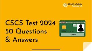CSCS Green Card Mock Test 2024 | 50 Questions & Answers