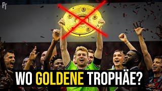 Wo bleibt die goldene Meisterschale von Bayer Leverkusen?