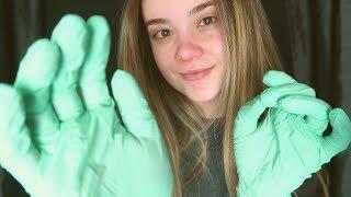 ASMR REIKI with CRINKLY GLOVES Roleplay! Hand Movements, Face Brushing, Ear To Ear Whispering