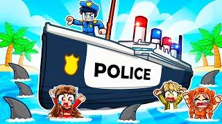 I Spent $945,456 On The NEW POLICE BOAT In Roblox SHARKBITE!