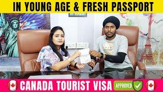 Visa Approved in just 13 Days & Young Age || Canada Tourist Visa||