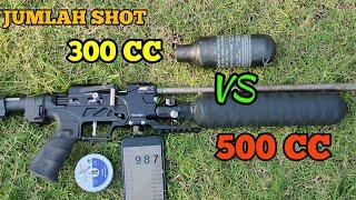 JUMLAH SHOT 300CC VS 500Cc