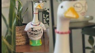 Family taunted after 'Swifty' porch goose stolen from home after wild teen party