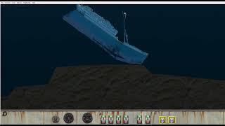 Floating Sandbox RMS Titanic sinking recreation (sort of)