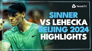 Jannik Sinner vs Jiri Lehecka Highlights | Beijing 2024