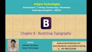 Bootstrap Chapter 8 - Bootstrap Typography