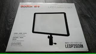 [UNBOXING + TEST] Godox LEDP-260C - video LED light